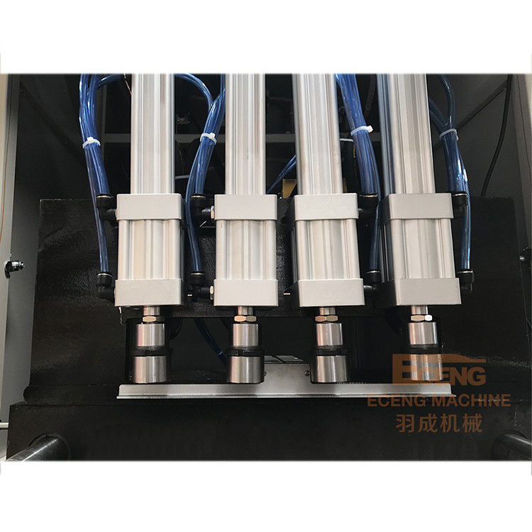 SMC 4 Cavity PET Stretch Blow Molding Machine XINJIE PLC Control