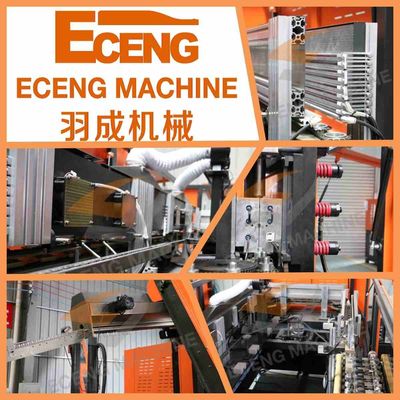 آلة نفخ الزجاجة البلاستيكية 6 تجويف PET من Eceng 380V 50HZ