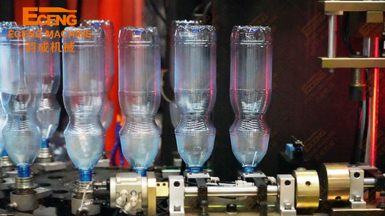 Eceng Q6000 تمتد آلة نفخ الحيوانات الأليفة 4cavity لخط زجاجة المياه المعدنية