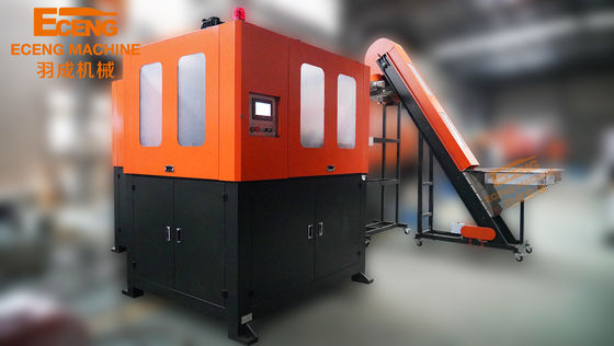 2cavity التلقائي آلة نفخ زجاجة المياه Eceng Q3000 للبلاستيك الشفاف 3000bph