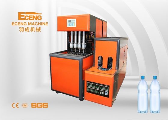 16KW شبه التلقائي آلة نفخ الزجاجة 4 تجويف تصنيع الحاويات البلاستيكية