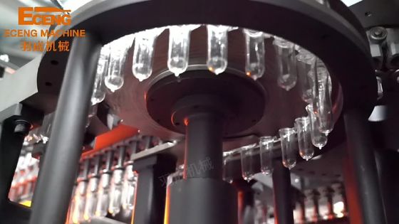 آلة نفخ زجاجة المياه عالية السرعة من Eceng ، ضربة صب الإمتداد 380V 50HZ