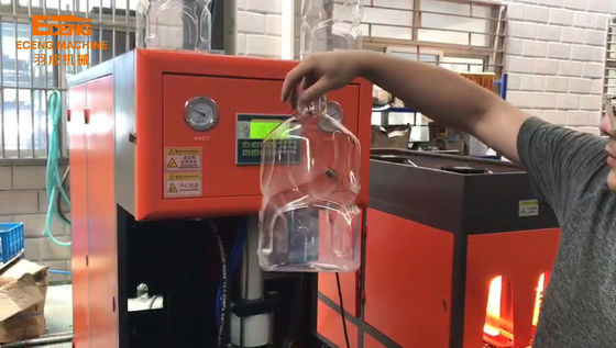 Eceng 3 مراحل شبه التلقائي آلة نفخ الزجاجة الزبادي 5L ضربة صب